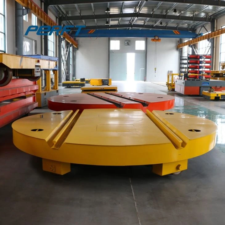 Rail Transfer Cart Mounted On Turntable
