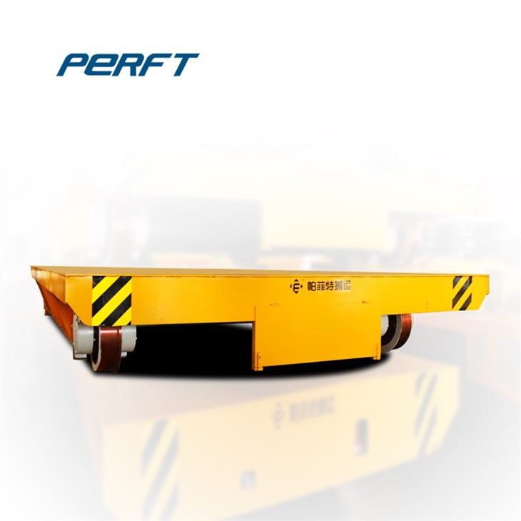Material Handling Equipment In Factory For Metal Industry Apply Heavy Load Rail Transfer Cart