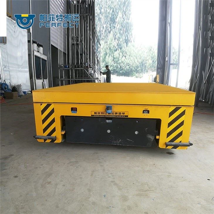 Battery Power Transfer Trollry To Transport Shipping Container Operate On Pavement