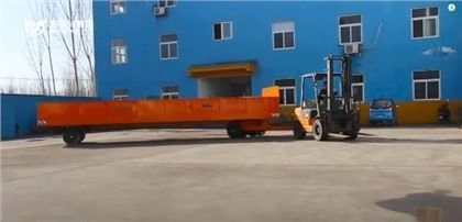 Reboque Induatrial de 10 toneladas com 4 rodas para transporte 4 paletes